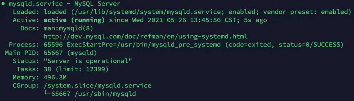 CentOS安装MySQL8并开放远程登陆