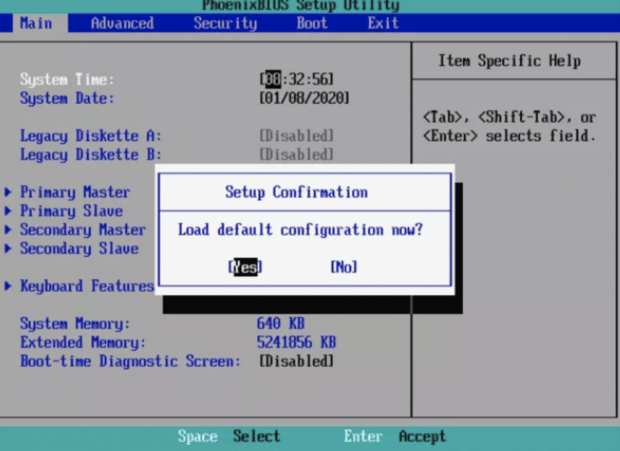 operating system not found错误的原因