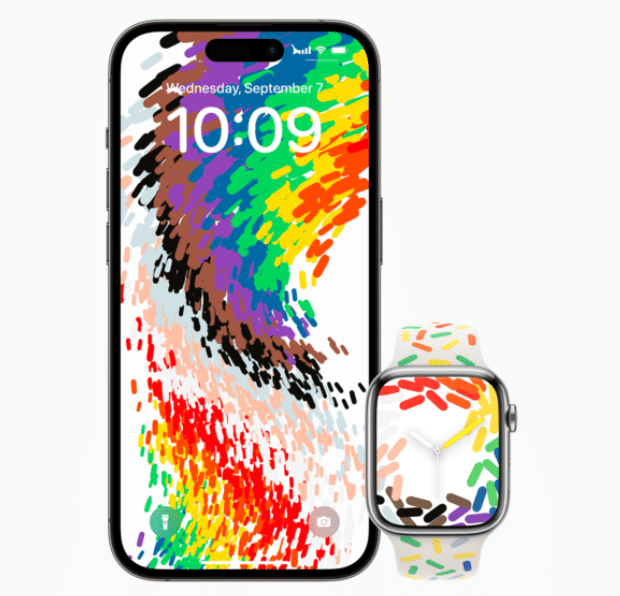 苹果为 Apple Watch 推出全新彩虹表盘及运动型表带