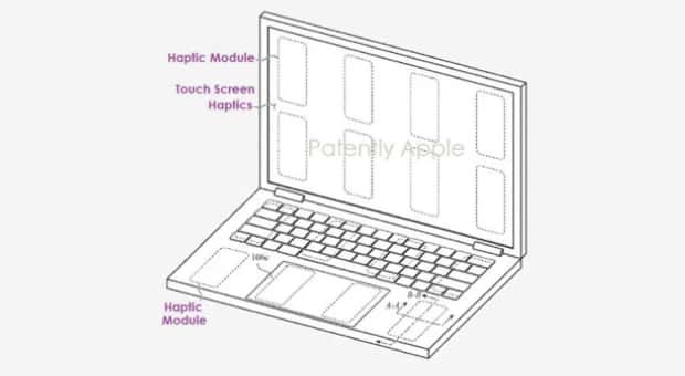 苹果申请 MacBook 专利：支持触控板、掌托和屏幕触控交互