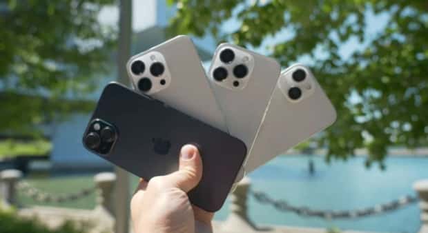 外媒分享苹果 iPhone 15 系列四款机模上手视频
