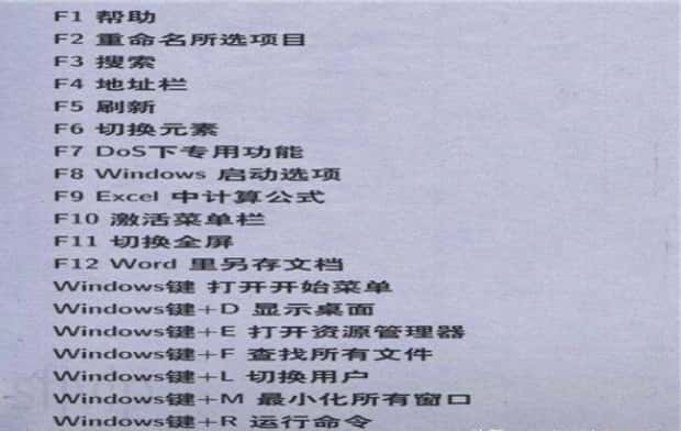 电脑常用快捷键大全,常用的电脑快捷键大全有哪些