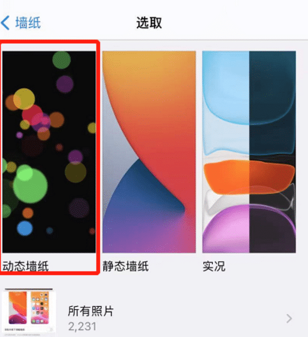iPhone 13苹果手机设置自定义动态壁纸