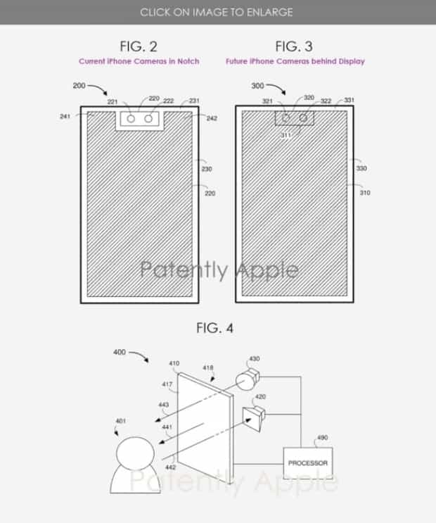 苹果新专利：为 iPhone、iPad 设计屏下 Face ID