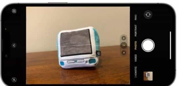 苹果 iOS 17 相机新增“水平”辅助线功能，帮用户调整角度