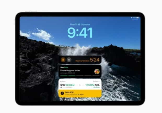 苹果发布 iPadOS 17 开发者预览版 Beta，带来个性化定制锁屏功能