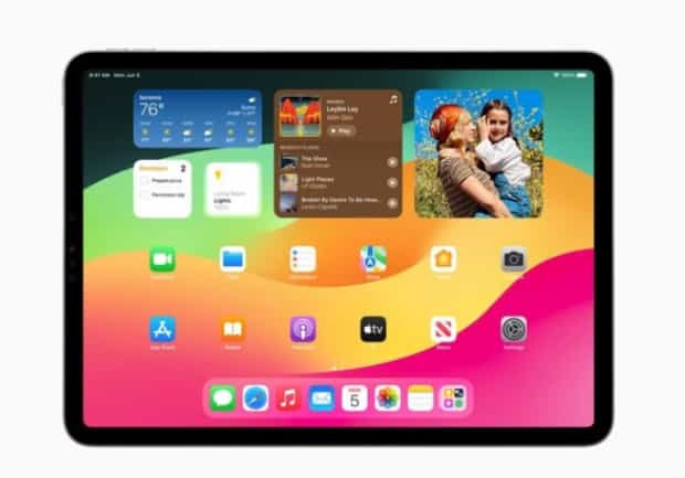 苹果发布 iPadOS 17 开发者预览版 Beta，带来个性化定制锁屏功能
