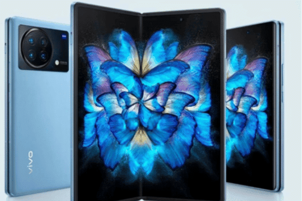 vivo首款折叠屏手机vivo X Fold 骁龙8+3D超声波指纹识别