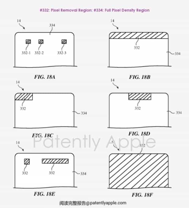 苹果获得屏下 Face ID 新专利,有多种设计方案