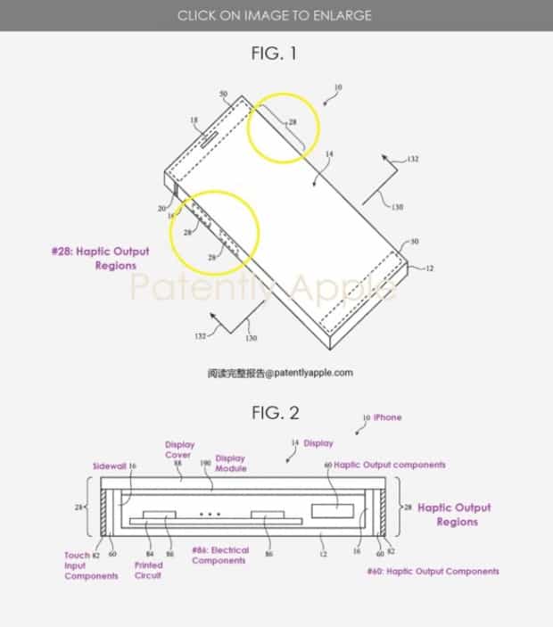 苹果 iPhone 新专利:电源/音量按钮均采用固态按钮