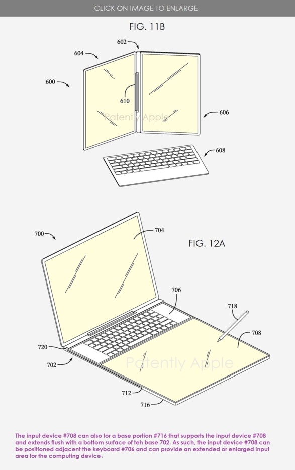 苹果新专利:采用模块化可拆卸设计的 MacBook,满足不同场景需求