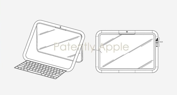 苹果新专利:可变形的二合一 iPad 设计
