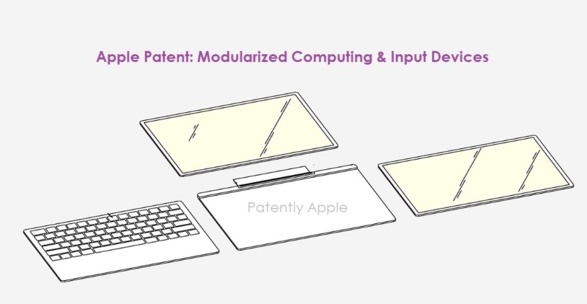 苹果新专利:采用模块化可拆卸设计的 MacBook,满足不同场景需求