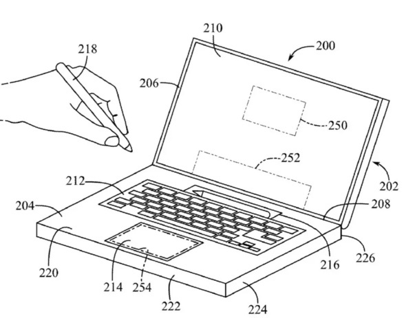 苹果新专利:未来 MacBook 屏幕将支持力敏 3D 触摸,Touch Bar 可能回归
