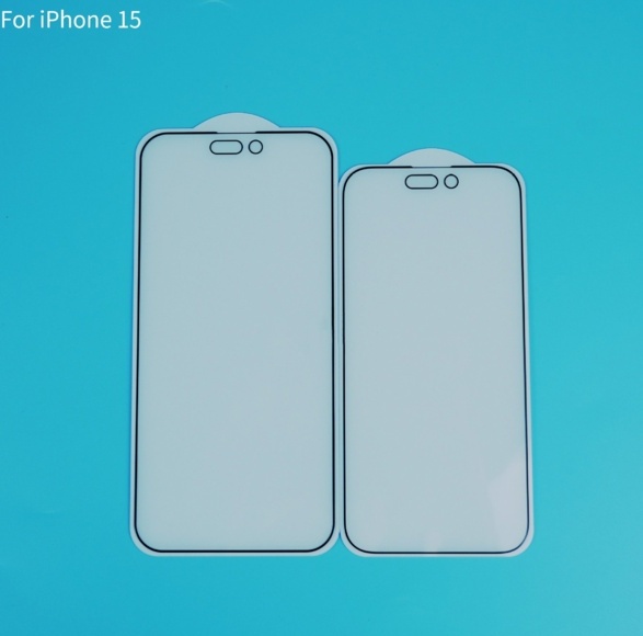 苹果 iPhone 15 系列钢化膜照片曝光