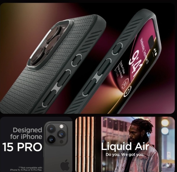 网友分享 iPhone 15 Pro Max 第三方保护壳照片：改用 Action 按钮