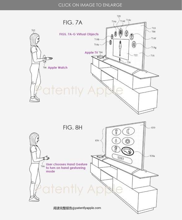 苹果新专利：使用 Apple Watch 手势操控 Mac 和 Apple TV 等