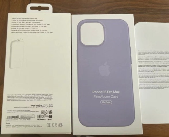 爆料者分享苹果 iPhone 15 编织工艺保护壳照片，将替代皮革保护壳