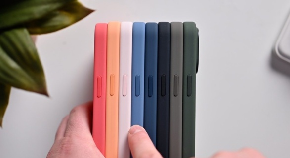 苹果为 iPhone 15 系列机型推出硅胶保护壳，上手视频欣赏