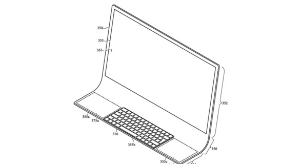 苹果新专利：配有屏幕曲面玻璃的 iMac