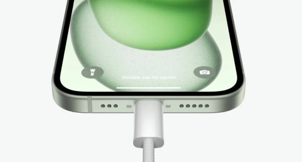 苹果 iPhone 15 和 15 Plus 机型右下角麦克风组件可单独维修