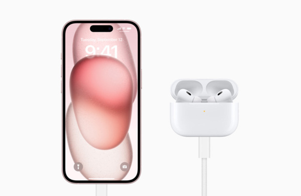 苹果 iPhone 15 系列可为 AirPods 或 Apple Watch 充电