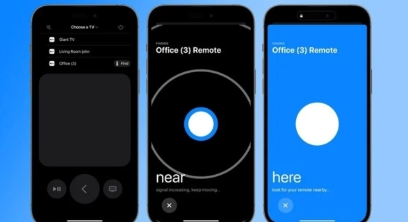  苹果 tvOS/iOS 17 系统支持通过 iPhone 寻找 Siri 遥控器