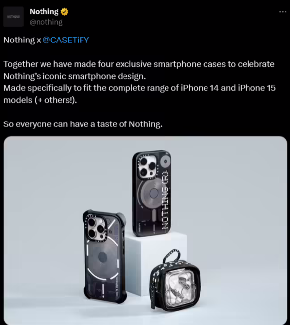 Nothing 为苹果 iPhone 15 系列打造限量版保护壳