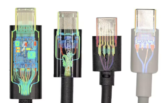 外媒通过扫描（CT）图像，解析苹果雷雳 4（USB-C）Pro 连接线
