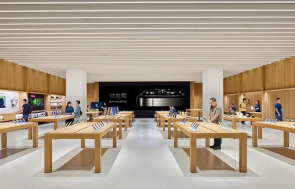 苹果 Apple Store 温州万象城店将于明日正式开幕