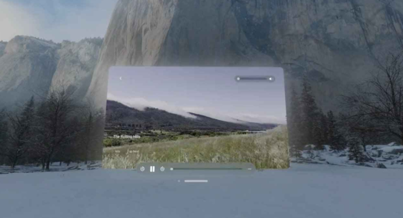 开发者展示 Apple Vision Pro 的 3D 墙纸