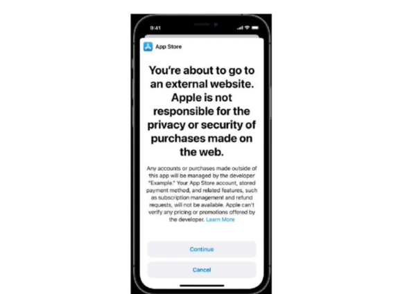 苹果修改美国 App Store 规则，允许开发人员提供外部支付方式