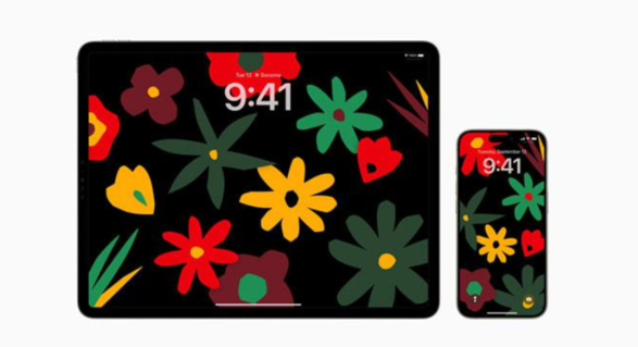 苹果发布全新主题“团结之花”：包括 Apple Watch 表带、表盘及 iOS 壁纸