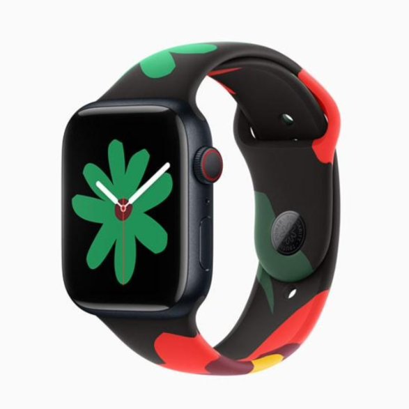 苹果发布全新主题“团结之花”：包括 Apple Watch 表带、表盘及 iOS 壁纸