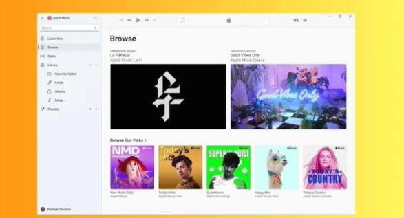 苹果 Apple Music、TV 和 Devices 应用正式登陆 Windows