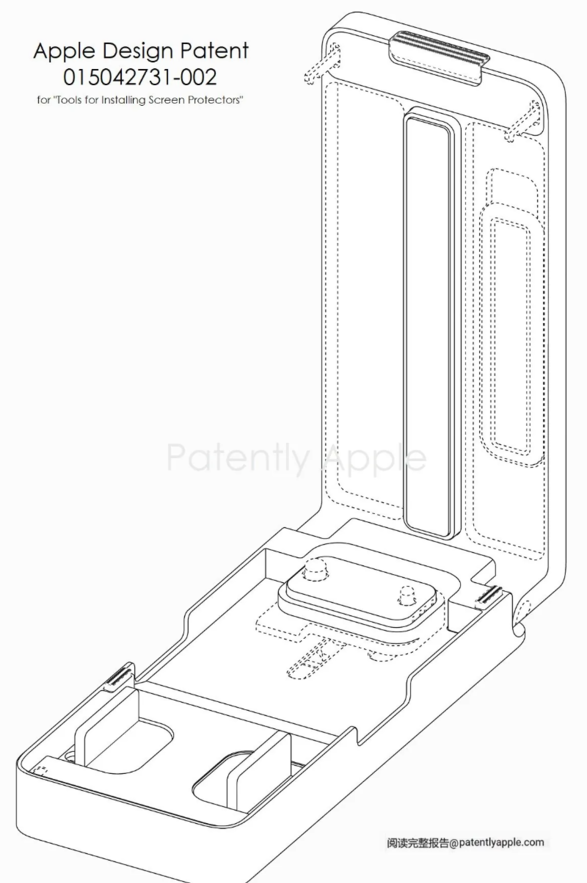 苹果新专利：为 iPhone 推出专用贴膜工具