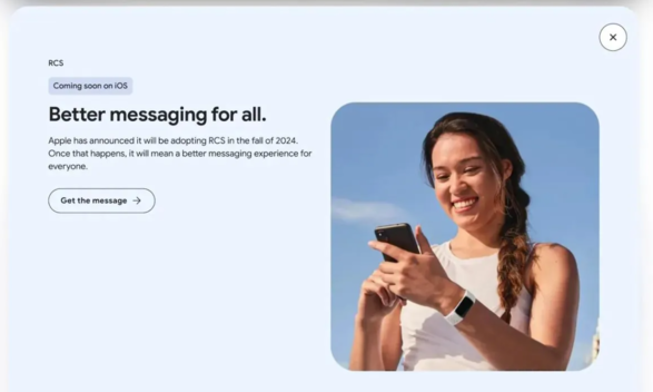 谷歌：苹果今年秋季将为 iPhone 引入 RCS 支持