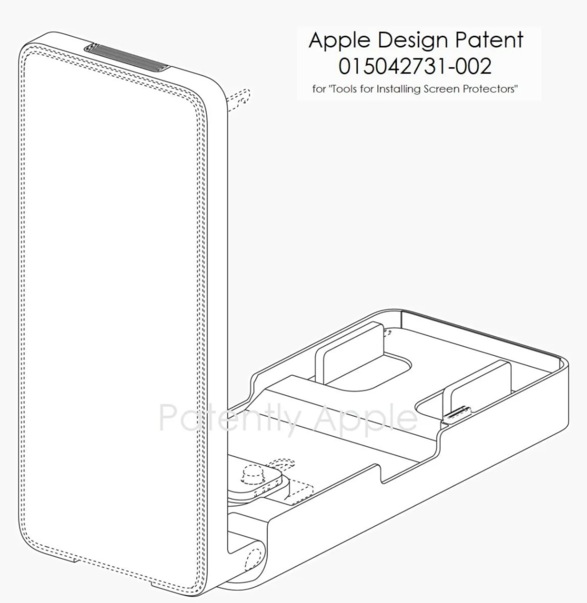 苹果新专利：为 iPhone 推出专用贴膜工具