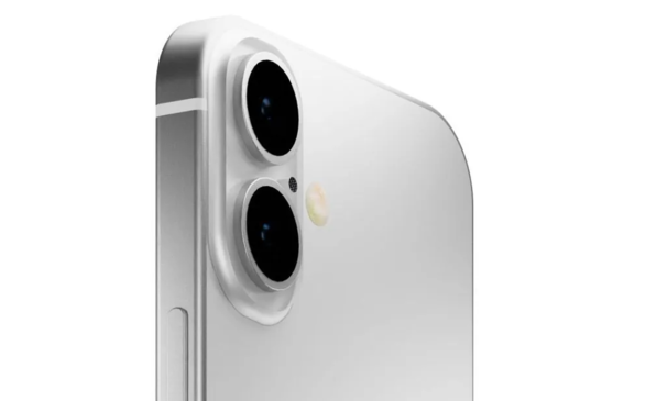 苹果 iPhone 16 渲染曝光：后置摄像头垂直排列
