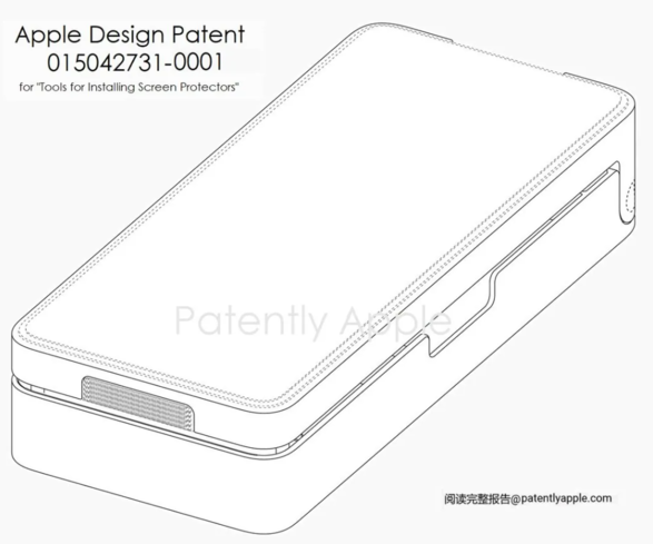 苹果新专利：为 iPhone 推出专用贴膜工具