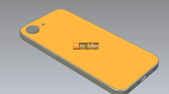 苹果 iPhone SE 4 CAD 渲染图曝光：全新设计类似 iPhone 14