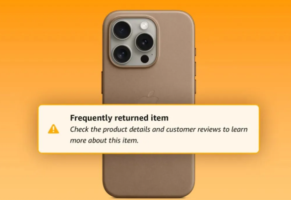 亚马逊给 iPhone 精织斜纹保护套增加标签，提示用户退货比例高