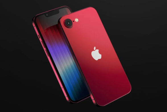 媒体制作并分享​苹果 iPhone SE 4 高清渲染图