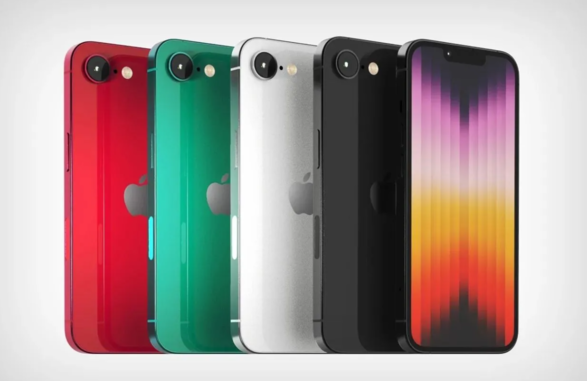 媒体制作并分享​苹果 iPhone SE 4 高清渲染图