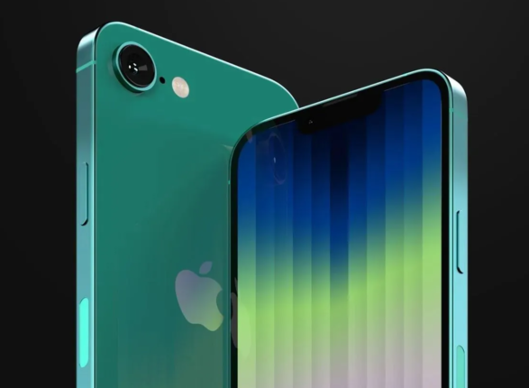 媒体制作并分享​苹果 iPhone SE 4 高清渲染图
