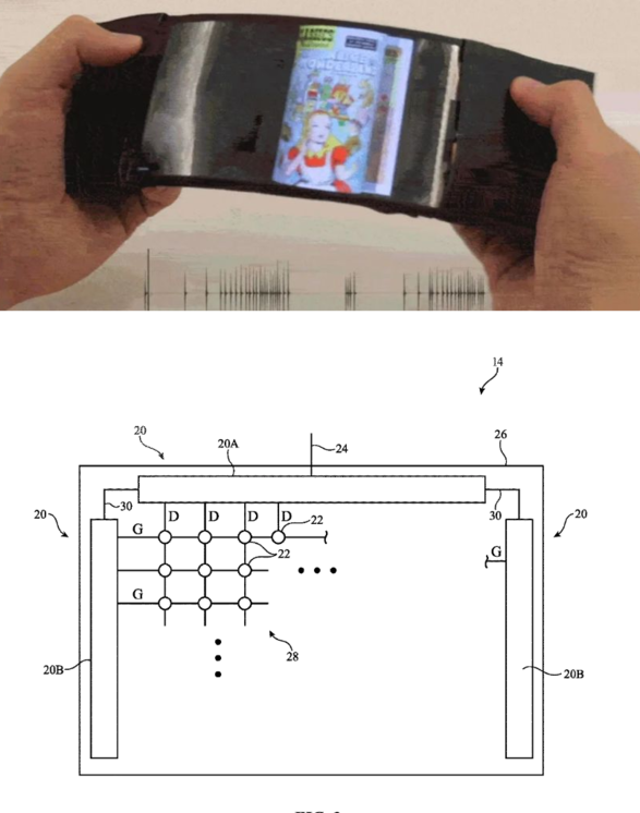 苹果新专利探索“卷轴 iPhone”，OLED 屏幕刚柔并济实现拉伸扩展