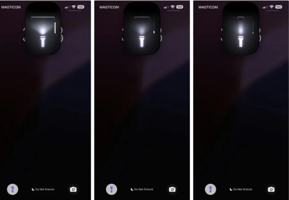iOS 18 手电筒新增滑块：可调整光线强度和半径