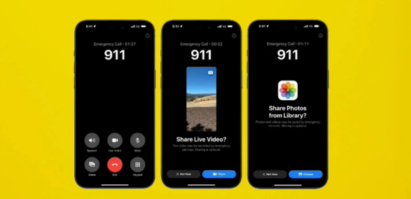 苹果 iOS 18 支持紧急呼叫视频通话，将于今年秋季在美国上线