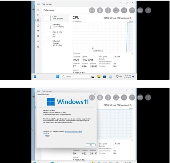 在苹果 iPhone 15 Pro 上跑精简版 Win11，开机需 20 分钟