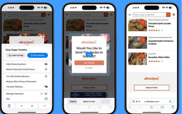 苹果 iOS 18 Safari 浏览器“分心控制”功能初探